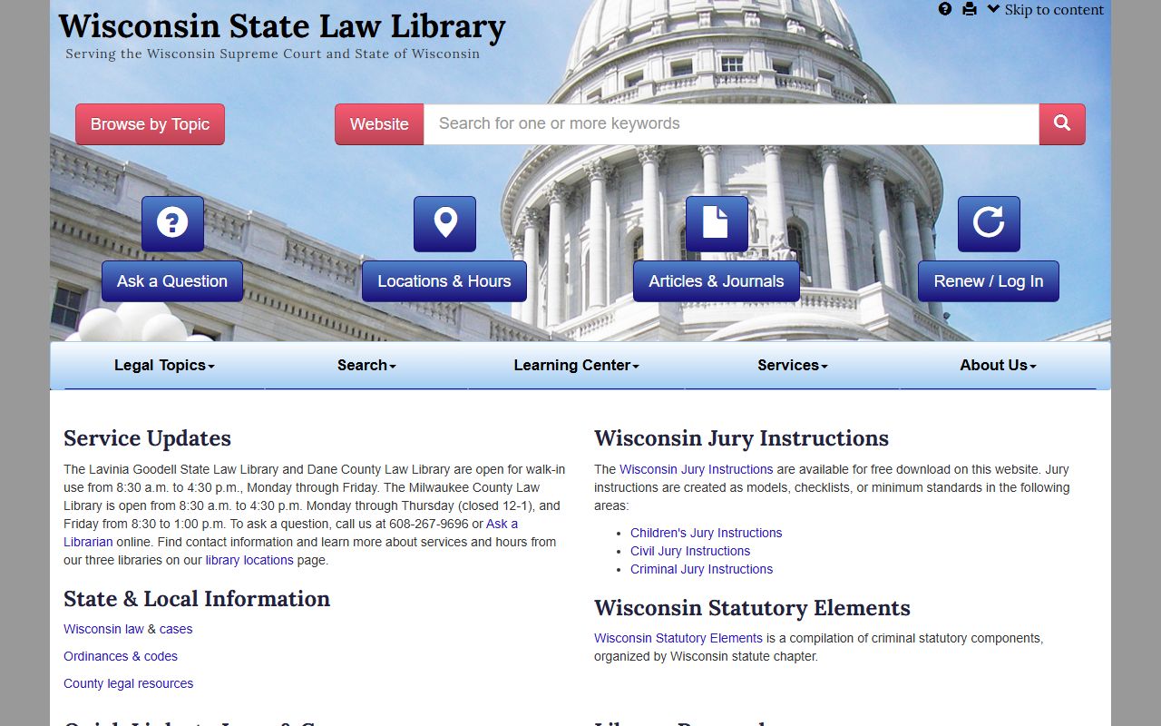 Wisconsin divorce decree state law library